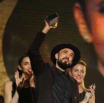 #PremiosGardel: Abel se llevó el Oro y se prepara para su show en Salta