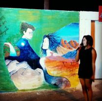 Camila Zuleta, la pintora cafayateña en potencia con un talento innato