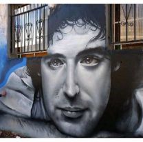 ¡Quedó impresionante! / El nuevo mural salteño que homenajea a Cerati ya tiene vida