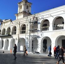 ¡Como nuevo! / Etapa final en la pintura y restauración del Cabildo