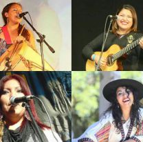 Mujeres Salteñas y su canto en la noche de la Balcarce