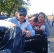 A meses de la devastarora tragedia que vivi&oacute;, Don David ayuda a los peregrinos