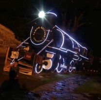 Vandalizaron la iluminaci&oacute;n de una locomotora en Campo Quijano