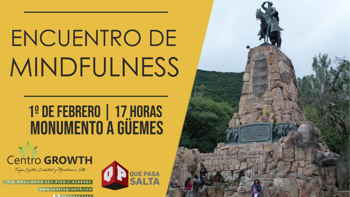 Se realizará un novedoso encuentro de Mindfulness en el Monumento a Güemes