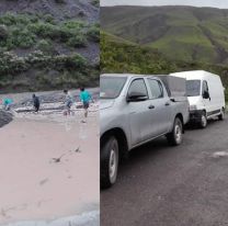 Las lluvias cortaron el camino a Cachi: hay varados hace horas