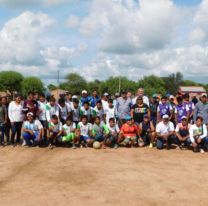 Quinientos chicos de comunidades originarias participaron en un torneo de fútbol
