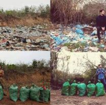 “Trashtag Challenge”, el desaf&iacute;o viral de limpiar basurales y sacarle fotos