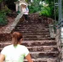 ¿Te sumás? / El martes comenzarán a restaurar el Vía Crucis del cerro San Bernardo