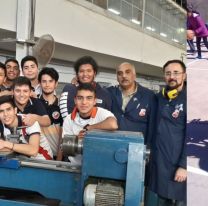 Alumnos de la Ex-T&eacute;cnica 2 crearon un andador postular para un peque&ntilde;o discapacitado de Iruya