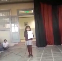 Una nena de 8 años le cantó al General Güemes y emocionó a todos los salteños