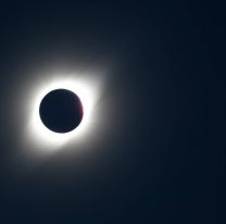 Así se veía el eclipse en Cachi