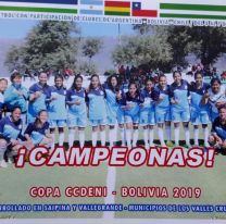 El futbol femenino de Tartagal dalió campeón de un torneo Sudamericano