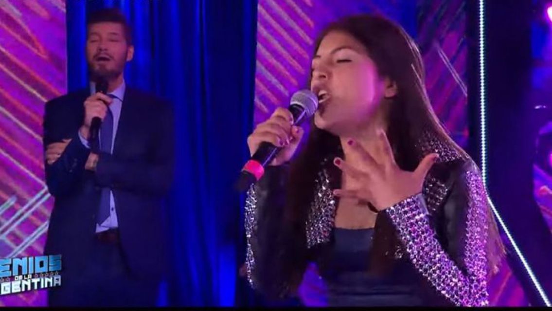 [HAY VIDEO] Agustina Neri deslumbró y es finalista en Genios de la Argentina