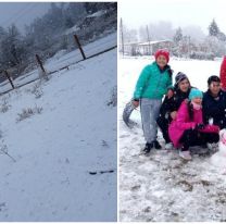 [HAY FOTOS] El pueblito salteño en donde sigue cayendo nieve: &#8220;Parece Bariloche&#8221;