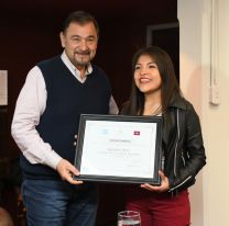 &iexcl;Bien ah&iacute;! / El Gobierno otorg&oacute; un reconocimiento a Agustina Neri