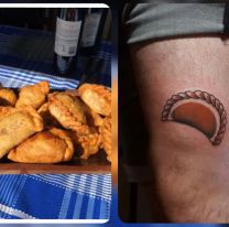 Es de Buenos Aires y se tatuó una empanada salteña: “Estoy orgulloso de llevarla en mi piel”