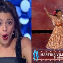 [HAY VIDEO] Una salte&ntilde;a de 8 a&ntilde;os la rompi&oacute; bailando en TV y Tini Stoessel se sorprendi&oacute;