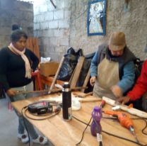 Taller gratuito de carpintería en el merendero Virgen de Urkupiña