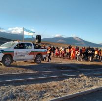 Los peregrinos de Tolar Grande arrancaron el tercer día con -15ºC de sensación térmica
