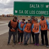 Peregrinos de Tierra del Fuego se unen a excombatientes en San Antonio de los Cobres