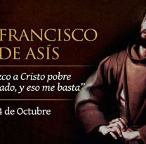 Hoy celebramos a San Francisco de Asís, ejemplo de paz y armonía