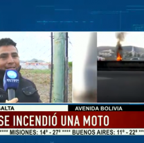 Coraz&oacute;n solidario: Recibir&aacute; una moto de regalo tras incendiarse la suya