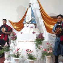 Entronizaron la imagen de la Virgen del Valle