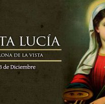 Hoy celebramos a la mártir Santa Lucía, patrona de la vista