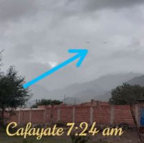 Dos OVNIS asustaron a los vecinos de Cafayate: “Se ve clarito”