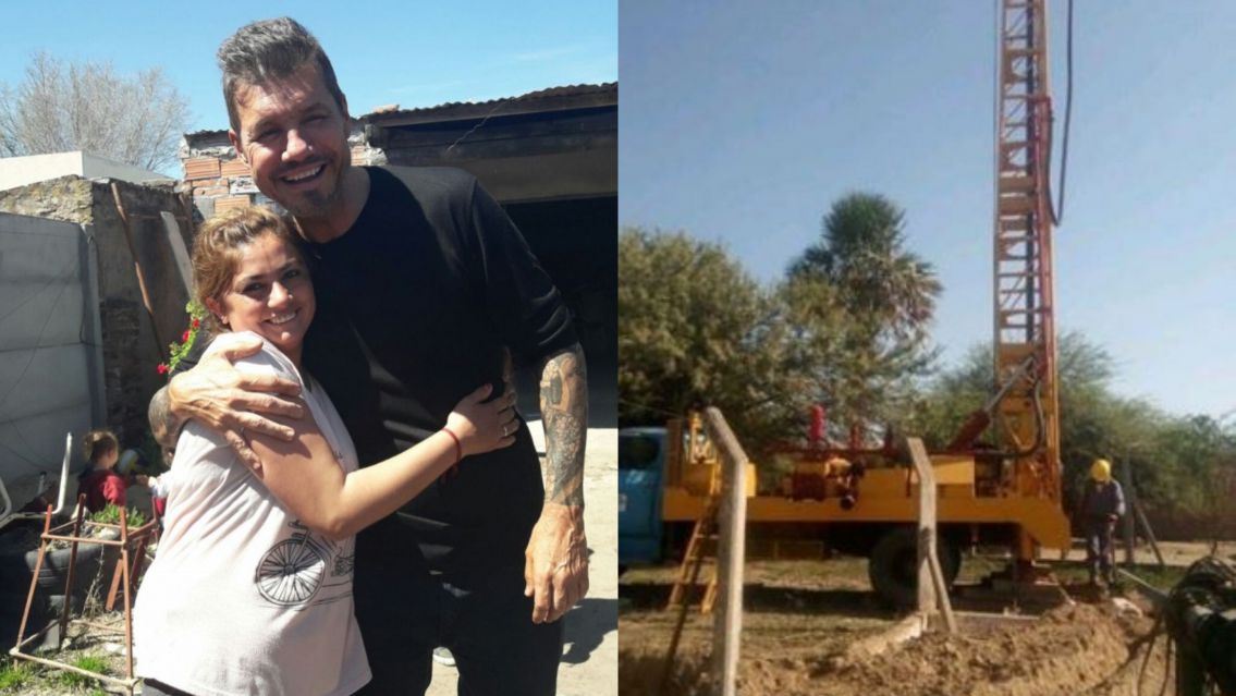 FOTOS | Tinelli mostró las obras que están realizando para las comunidades wichís