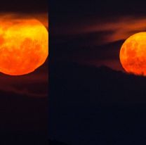 La segunda Superluna de Gusano de 2020, vista desde Salta