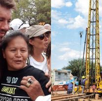 Con la presencia de Tinelli, comenz&oacute; la construcci&oacute;n de ocho pozos de agua en Rivadavia