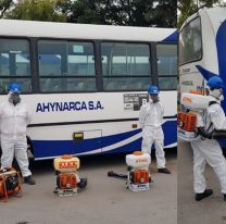 Incrementan la limpieza de los colectivos de Saeta