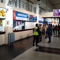 Terminal de Ómnibus: garantizan micros para personal de salud y seguridad