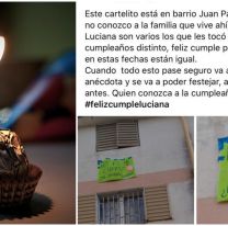 “&iquest;Me saludas por mi cumplea&ntilde;os?”, el mensaje de una nenita que emocion&oacute; a toda Salta