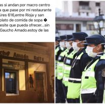 Comedor salte&ntilde;o ofrece comida a los polic&iacute;as que custodian la ciudad