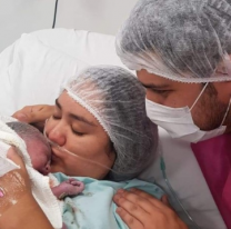 Salte&ntilde;a fue mam&aacute; en medio de la cuarentena y su historia emocion&oacute; a todos