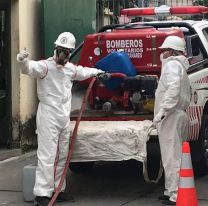 El hospital del Milagro recibió la donación de mil litros de lavandina