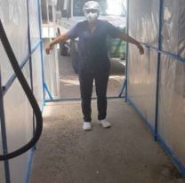 Se instalaron en Salta dos cámaras de desinfección