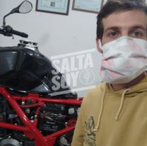 Mecánico salteño trabaja gratis para policías y personal de la salud
