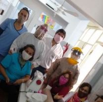 Personal del Centro de Salud fabrica sus propios kits de bioseguridad