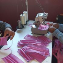 En Campo Santo fabrican 12.000 barbijos para regalar al pueblo