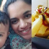 Salte&ntilde;a cobr&oacute; el bono de 10 mil, compr&oacute; una freidora y ahora le cocina a otras mam&aacute;s