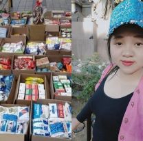 Una familia china donó una montaña de mercadería para comedores de Cerrillos