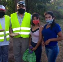 Alumnos solidarios preparan y donan alimentos al personal policial