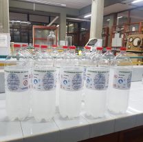 La UNSa produce su propio alcohol en gel