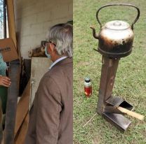 Artesano fabrica hornallas econ&oacute;micas para merenderos y por encargo