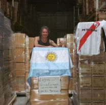 Un salteño que vive en EE.UU. cargó ocho pallets de insumos médicos para enviar a Salta