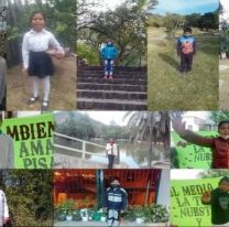 Ni&ntilde;os de quinto grado realizaron la Promesa de Cuidado Ambiental