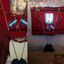 Familia salteña ornamentó su casa para recordar al General Güemes